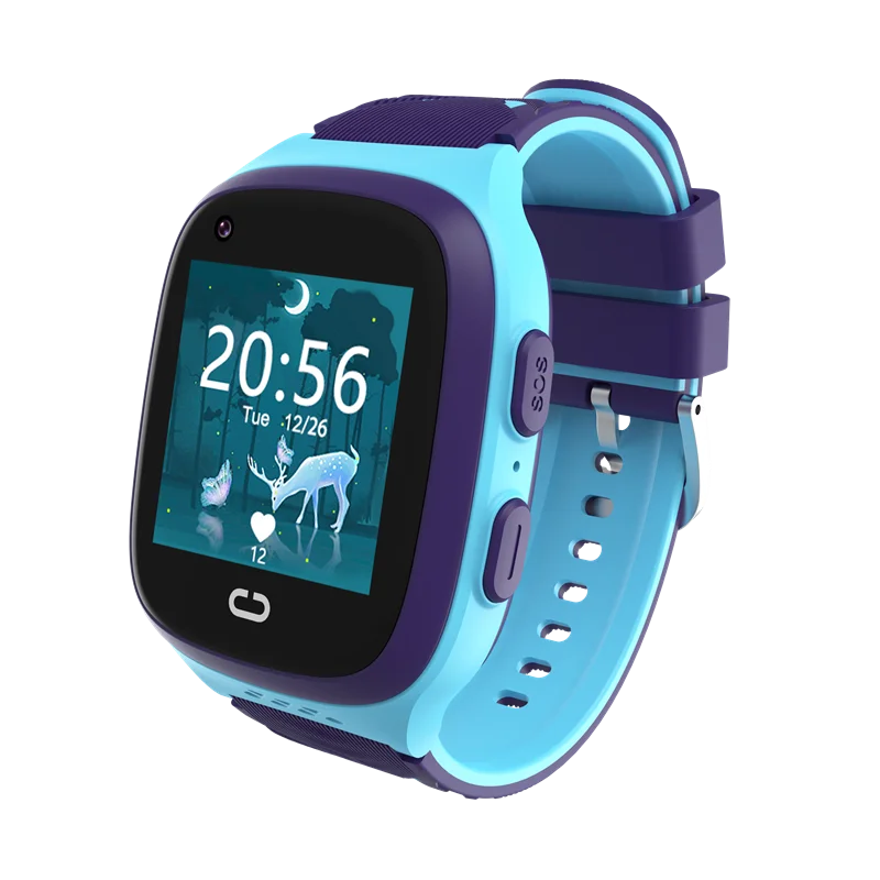 Fall Detection Watch - 4G Kids Smartwatch SOS Waterproof WiFi