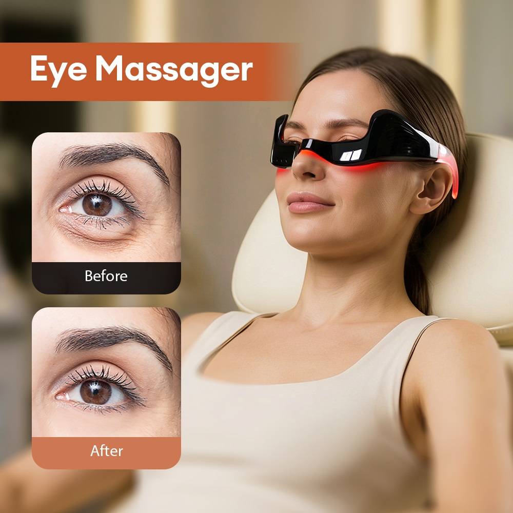 Electric Eye Massager Red Ligh - Light Therapy Glasses review and price