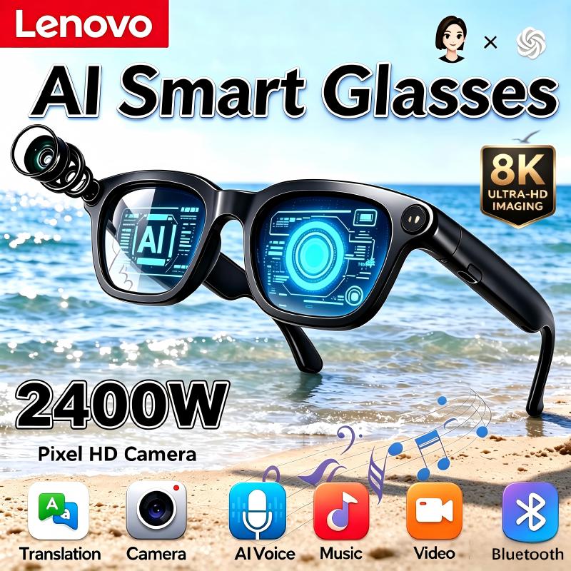Lenovo 8K HD Smart AI Glasses  - Smart Glasses Lens review and price