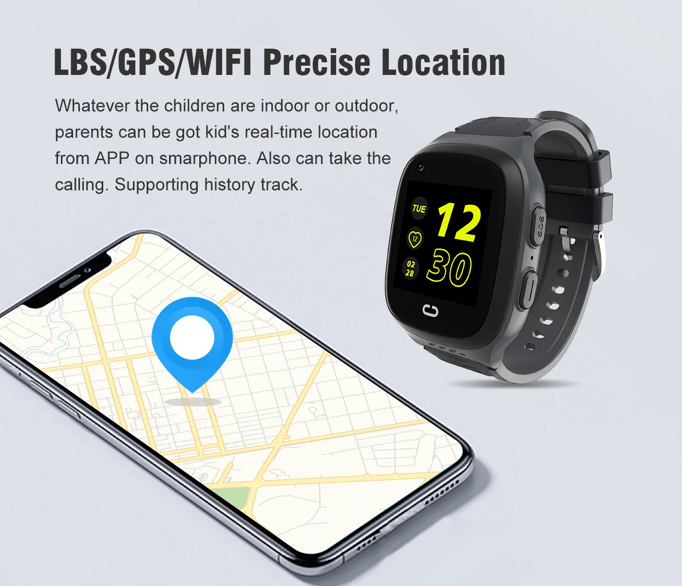 4G Kids Smartwatch SOS Waterpr - Fall Detection Watch review and price